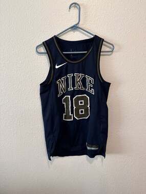 NikeLab x NBA AeroSwift Basketball Jersey Navy Blue #18 Size S